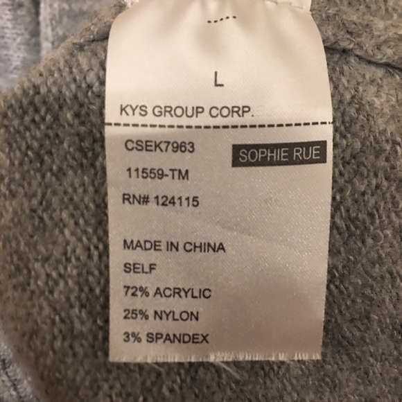 Gray Off Shoulder Sweater from Stitch Fix - Picture 4 of 4